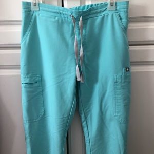 Figs Yola Skinny Aqua Scrub Pants